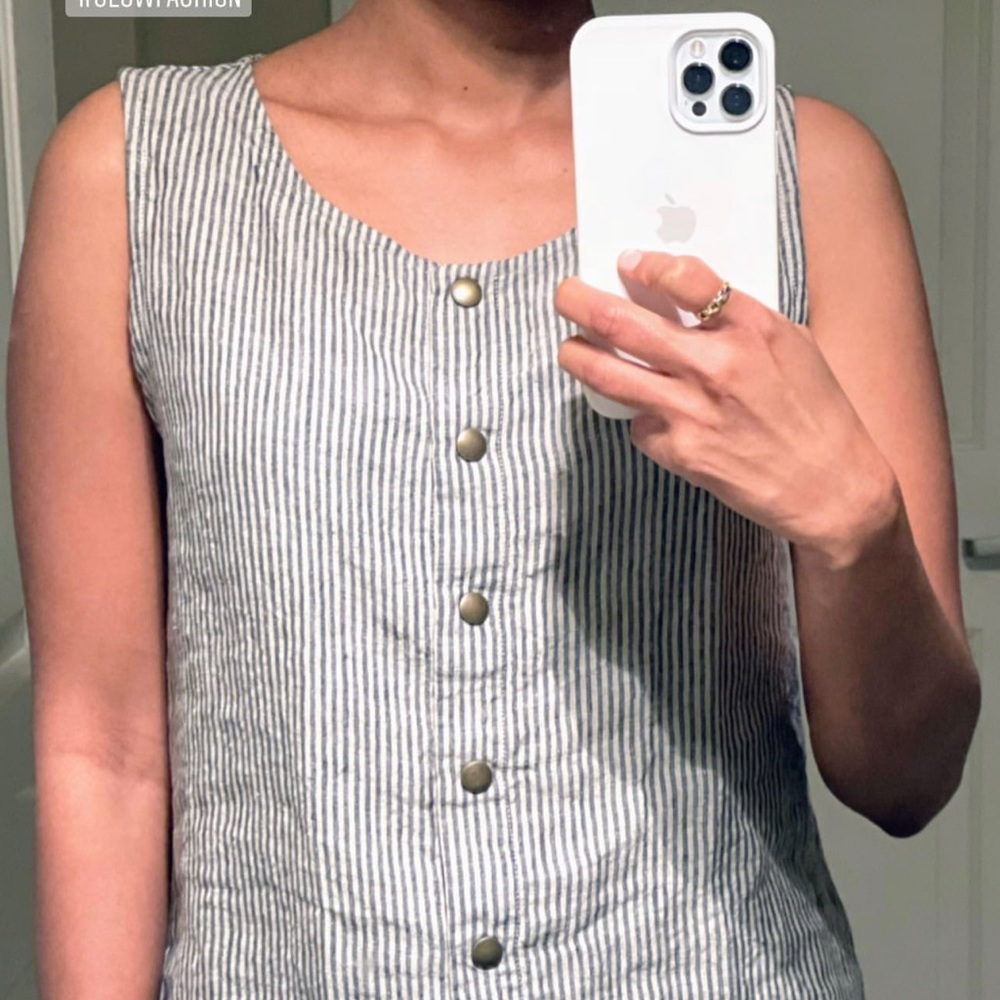 Not perfect linen top.